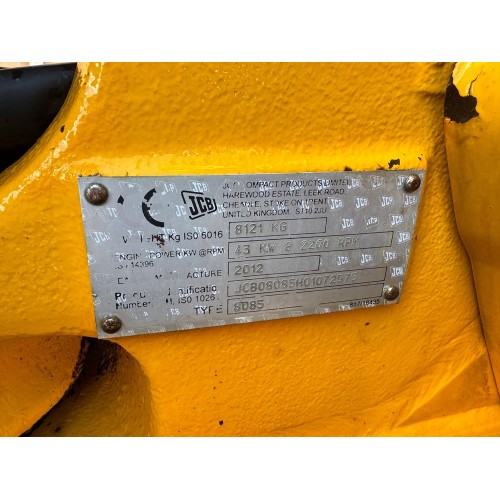 2018 JCB 8085
