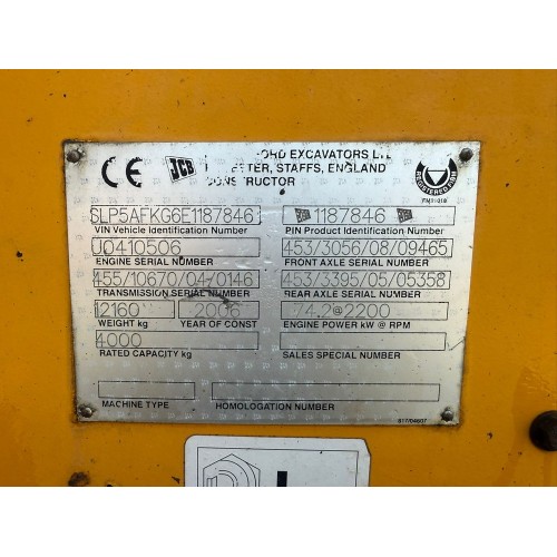2006 JCB 540-170 LOADALL