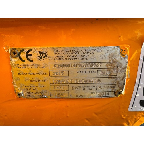2015 JCB 8014