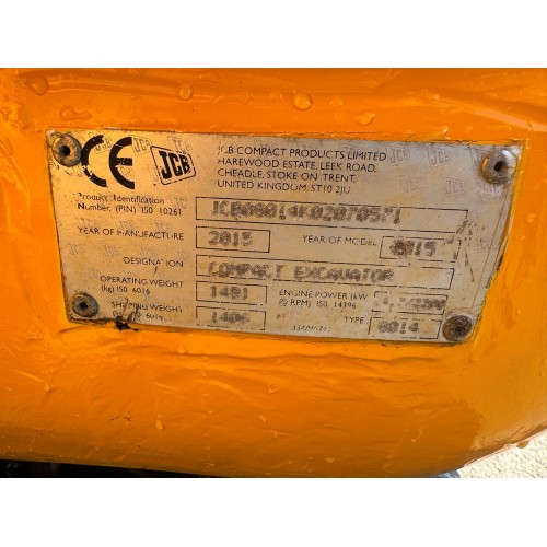 2015 JCB 8014