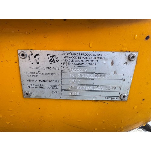 2021 JCB 8018 GRAVEMASTER