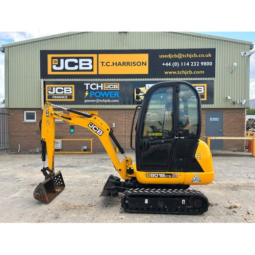 2015 JCB 8018 MINI EXCAVATOR