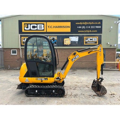 2015 JCB 8018 MINI EXCAVATOR
