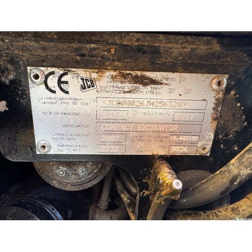 2017 JCB 8026