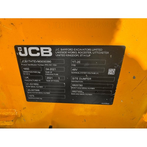 2021 JCB 1T-2E