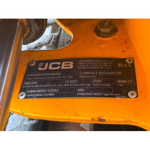 2021 JCB 8008
