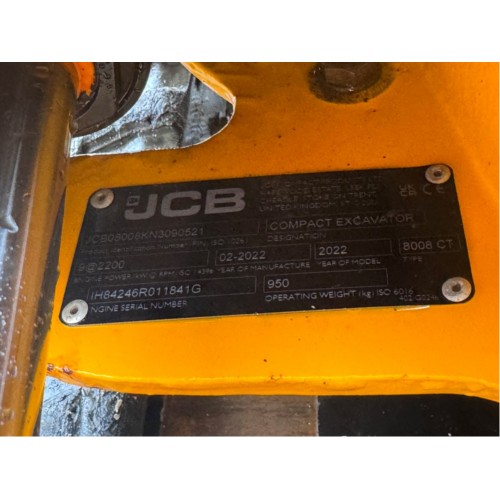 2022 JCB 8008