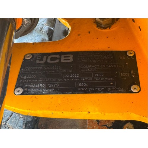 2022 JCB 8008