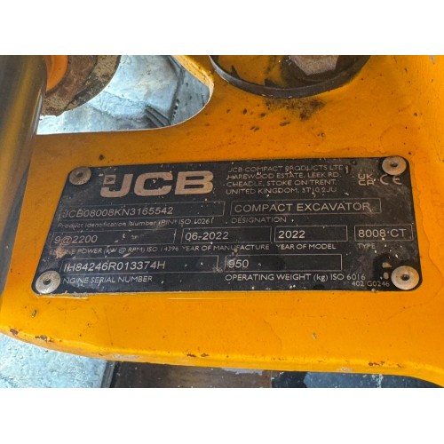 2022 JCB 8008