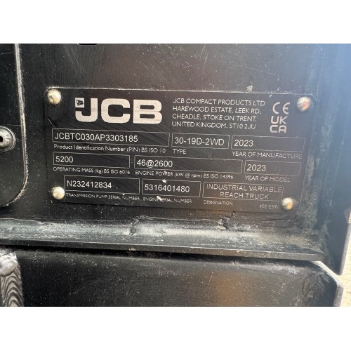 2023 JCB TLT30-19D-2WD