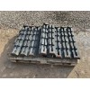 QUANTITY OF 700MM CLIP ON RUBBER TRACK PADS