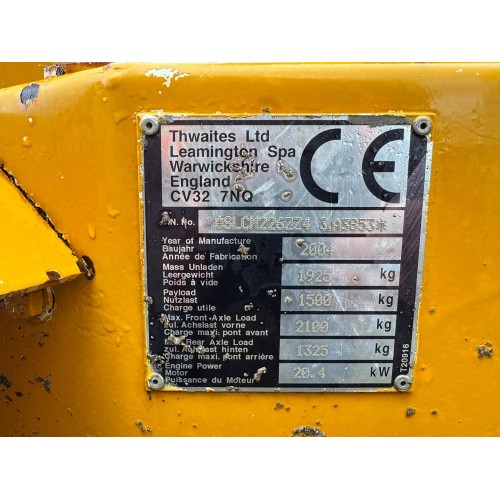 2004 THWAITES 1T HT ST